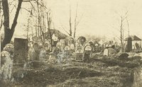 Cmentarz w Biaej Podlaskiej okoo 1916 r.. Fotografia z kolekcji Zbigniewa Ostapiuka