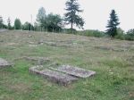 Zniszczony cmentarz ydowski w Dolinie