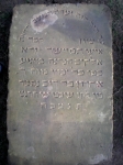 Macewa z cmentarza ydowskiego w Kauszynie, znajdujca si w skansenie przy Szkole Podstawowej w Groszkach Nowych 