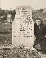 Macewa Chaji Szpigel na cmentarzu ydowskim w Ostrowcu witokrzyskim