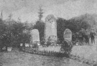 Cmentarz ydowski w w Pile - archiwalne zdjcie pomnika ydw polegych w I wojnie wiatowej